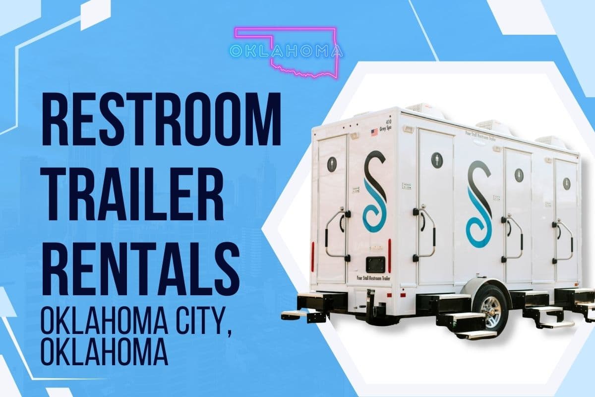Luxury Restroom Trailer Rentals in Oklahoma City, OK