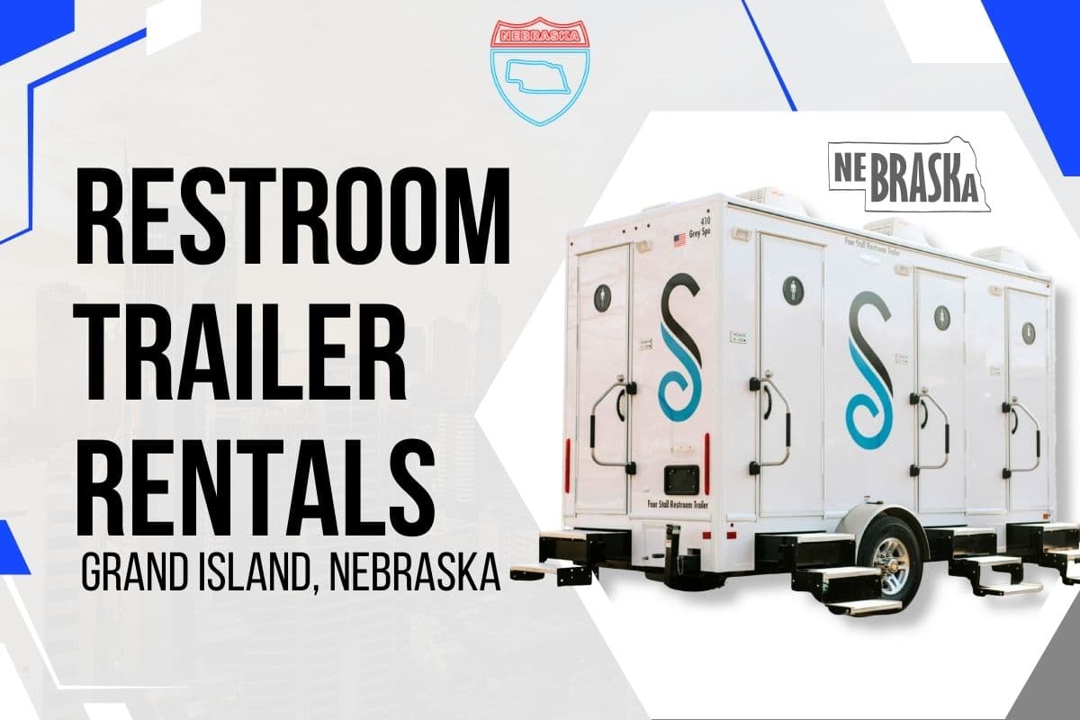Bathroom Trailer Rentals in Grand Island, Nebraska