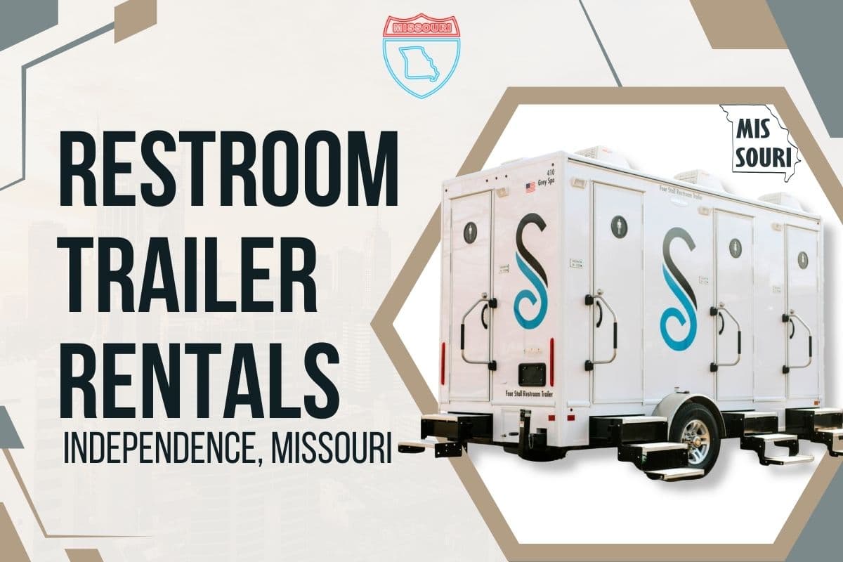 Luxury Restroom Trailer Rentals in Independence, MO