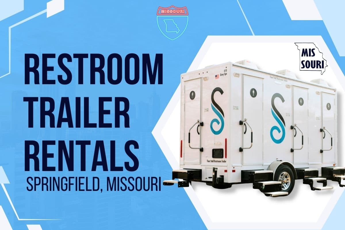 Luxury Mobile Restroom Trailers in Springfield, MO