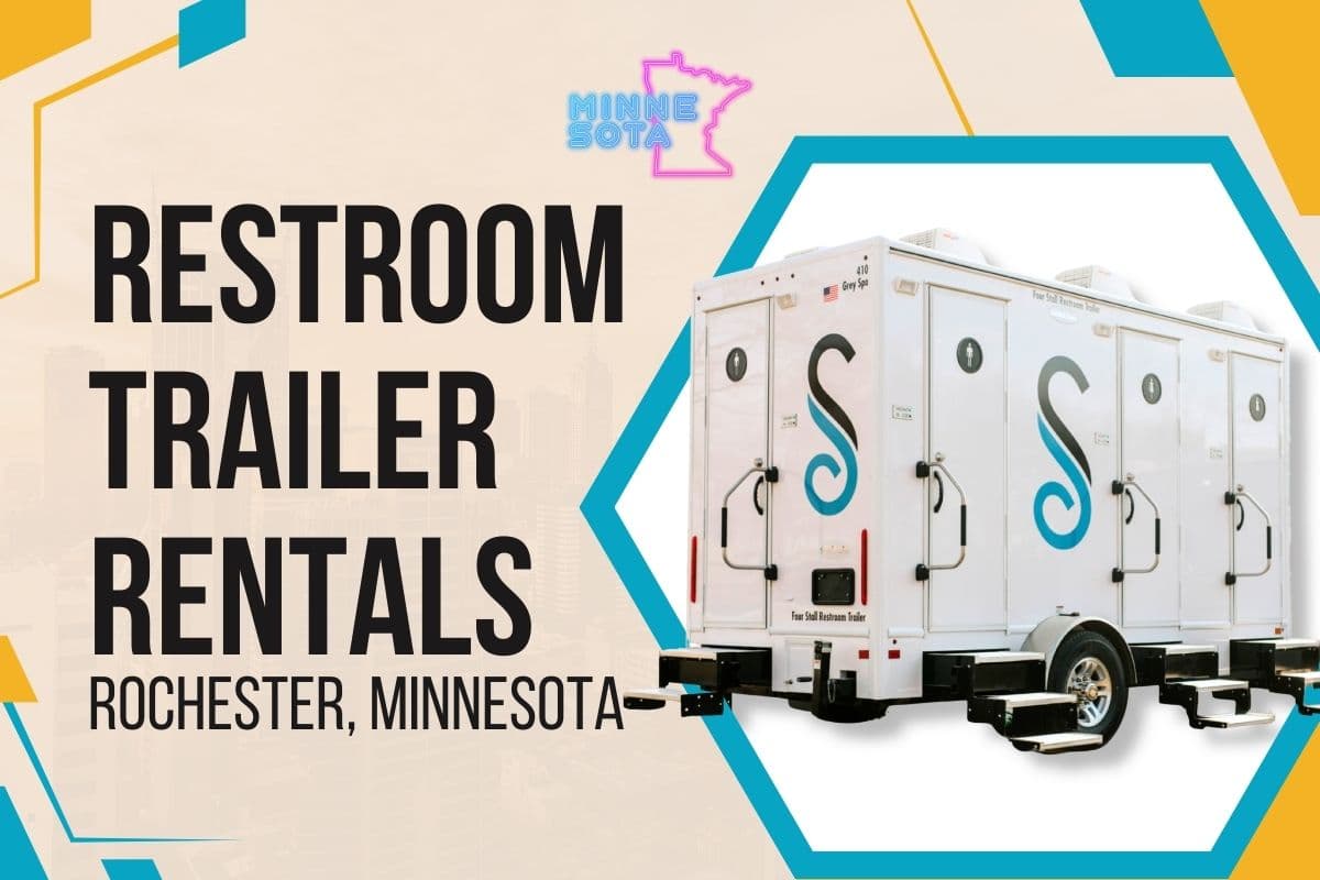 Premium Restroom Trailer Rentals in Rochester, MN
