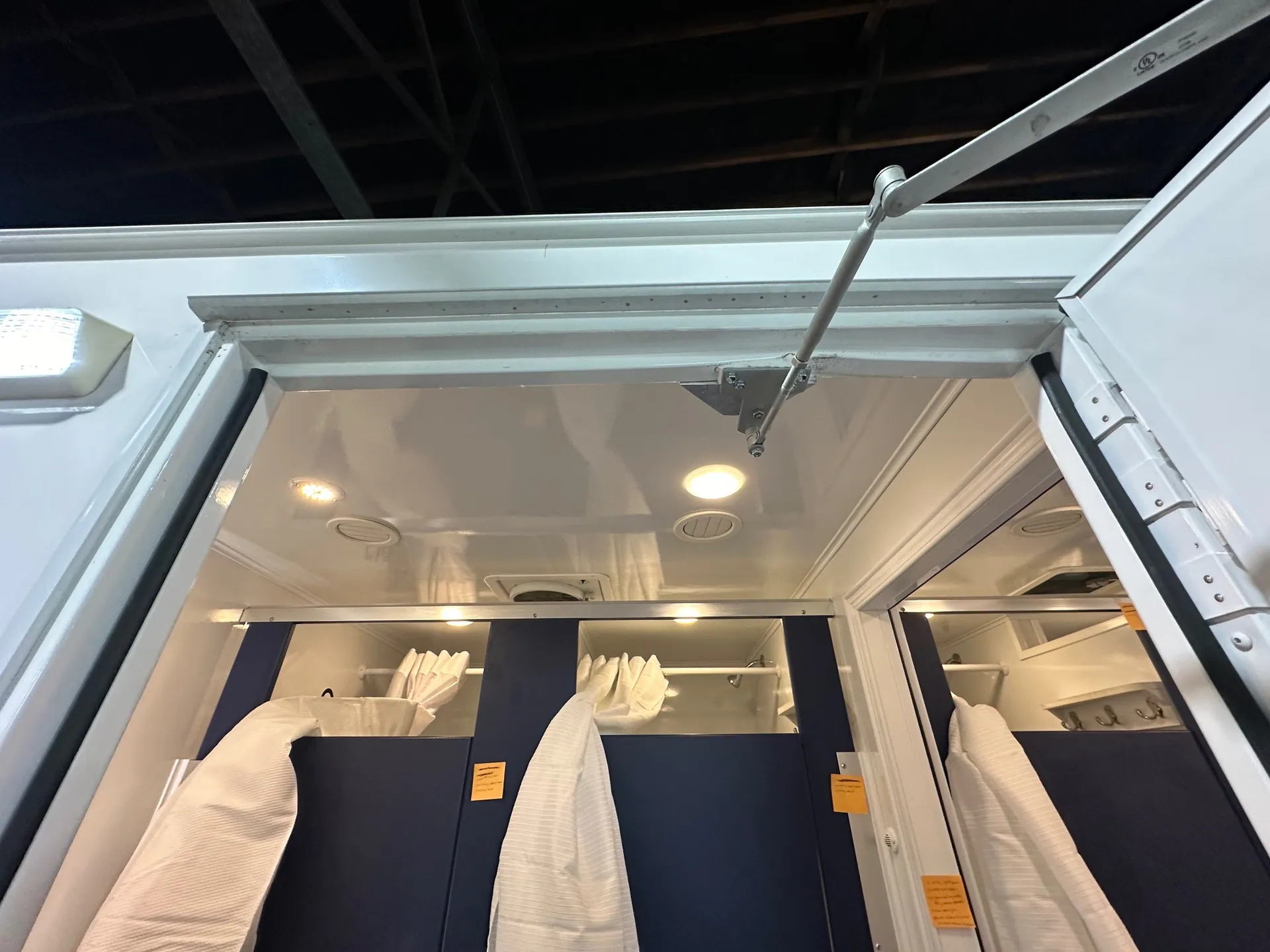 Restroom trailer interior — Stahla Services