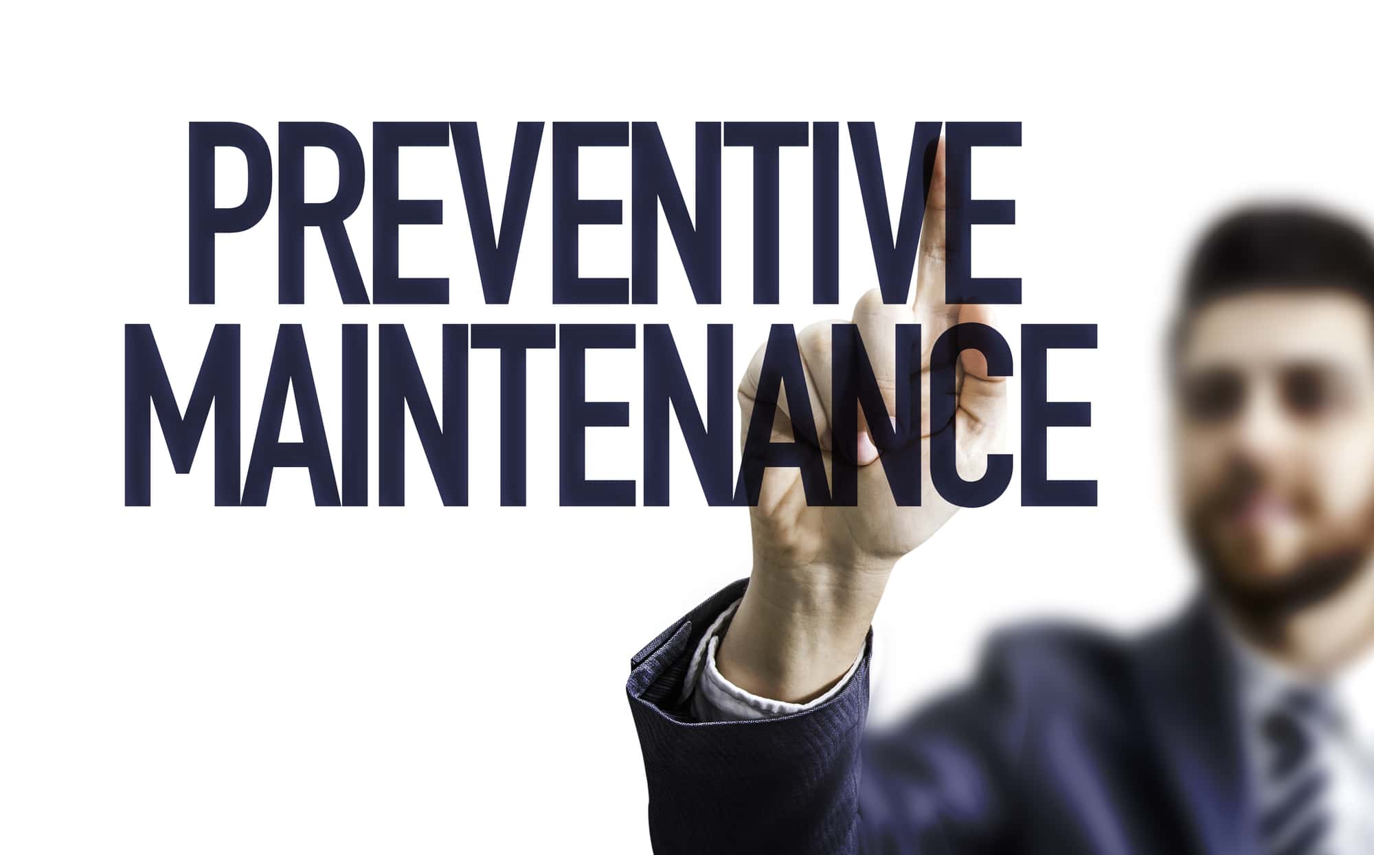Business professional emphasizing the importance of preventive maintenance for business buildings.